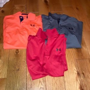 Boys youth Large 3 polo UA